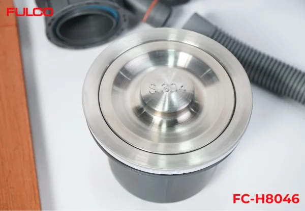 CHẬU RỬA 1 HỐ NANO CAO CẤP Fulco FC-H8046 phóng to