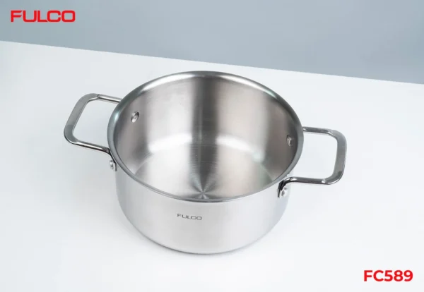 BỘ NỒI FULCO CAO CẤP 4 MÓN INOX 304 LIỀN KHỐI 3 LỚP Fulco FC589 phía dưới