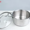 BỘ NỒI FULCO CAO CẤP 4 MÓN INOX 304 LIỀN KHỐI 3 LỚP Fulco FC589 phóng to
