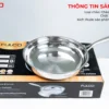 CHẢO INOX 304 LIỀN KHỐI 3 LỚP CAO CẤP Fulco FC113 cận cảnh