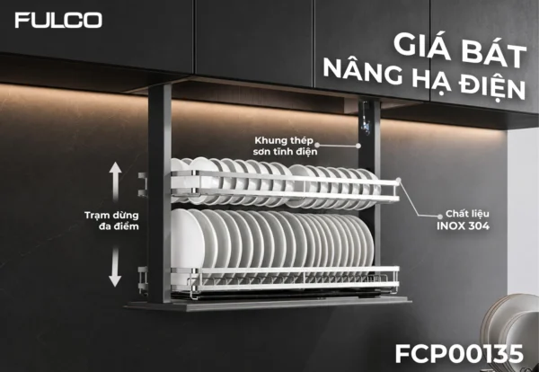 Giá bát nâng hạ điện fulco fcp00135-700 mặt trước