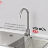Vòi rửa fulco f22 mặt trước