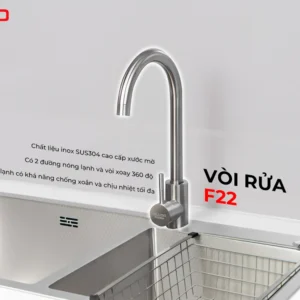 Vòi rửa fulco f22 mặt trước