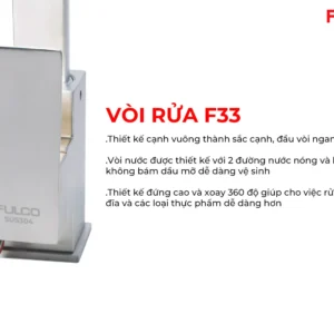 Với rửa fulco f33 mặt trước