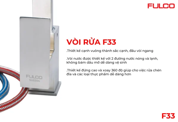 Với rửa fulco f33 mặt trước