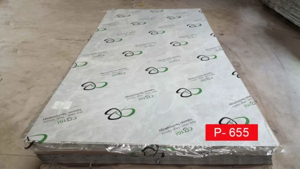 Đá hoa cương PVC P-655 mặt sau
