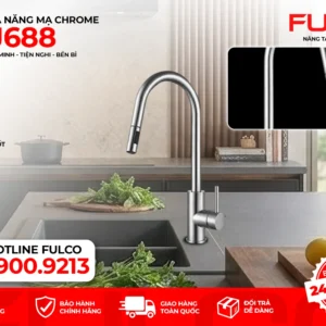Vòi rửa đa năng fulco ns-j688 mặt trước