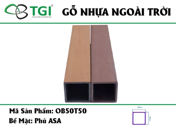 Lam go nhua ngoai troi mặt trước