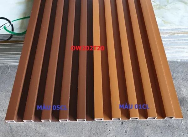 Gỗ Nhựa Composite Ngoài Trời OW202T20 cận cảnh
