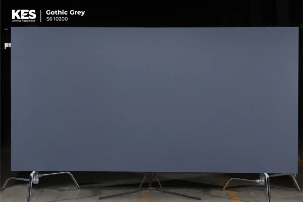 MDF phủ Melamine Gothic Grey KES S6 10200T mặt sau