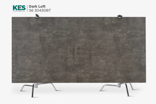 MDF phủ Melamine Dark Loft KES S6 30430BT cận cảnh