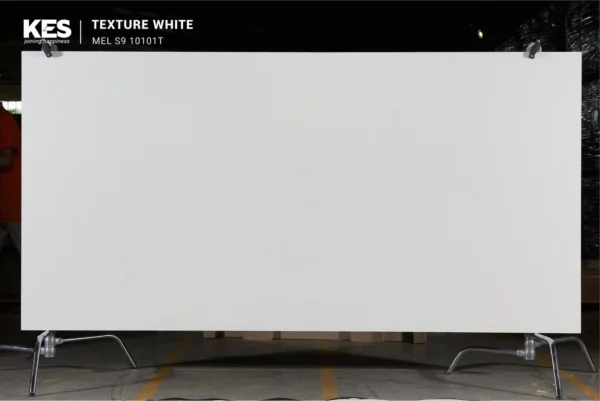 MDF phủ Melamine Texture White KES S6 10101T mặt sau