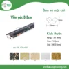 Duong goc 3 3cm mặt trước