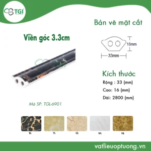 Duong goc 3 3cm mặt trước