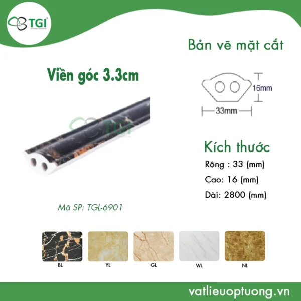 Duong goc 3 3cm mặt trước