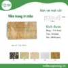 Duong vien trang tri tran mặt trước