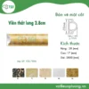 Vien that lung 2 8cm mặt trước