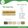 Duong vien trang tri 6cm mặt trước