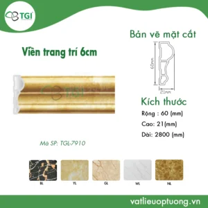 Duong vien trang tri 6cm mặt trước