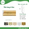 Duong vien trang tri 8cm mặt trước