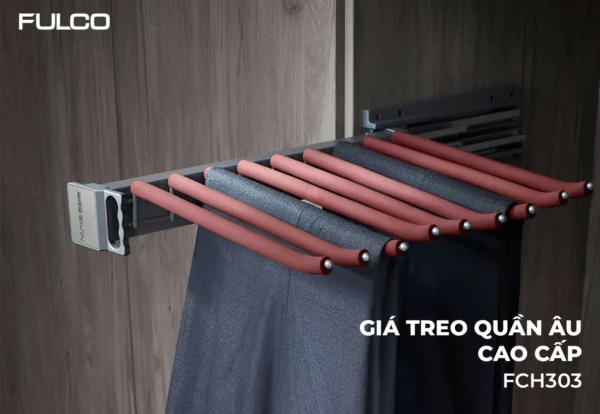 Giá treo quần âu cao cấp mặt trước
