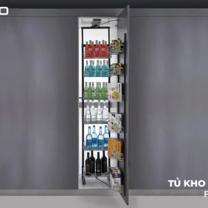 Tủ kho 6 tầng inox 304 mặt trước