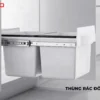 Thùng rác đôi gắn cánh 400mm mặt trước