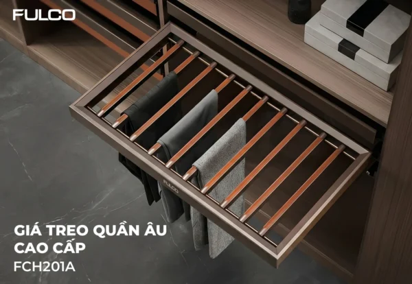 Giá treo quần âu mặt trước