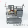 Giá đựng chai lọ dao thớt mặt trước