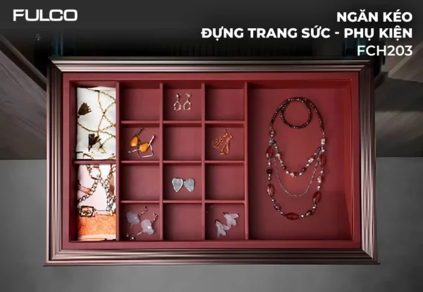 Ngăn kéo đựng trang sức mặt trước