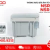 Thùng rác đôi gắn cánh mặt trước