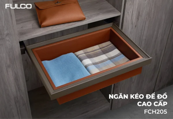 NGĂN KÉO ĐỂ ĐỒ CAO CẤP (700mm) Fulco FCH205 cận cảnh