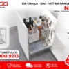 Giá đựng chai lọ dao thớt inox nan tròn fulco ns01t-200 mặt trước