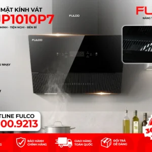 Hút mùi fulco kinh vát mặt trước