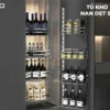 Tủ kho 4 tầng inox 304 mặt trước