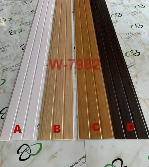 Tấm Ốp PVC Dạng Sóng W-7902 cận cảnh