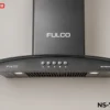 Hút mùi kính cong fulco ns-700gm mặt trước