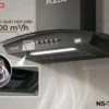 HÚT MÙI KÍNH CONG PHÍM CƠ Fulco NS-700GM mặt sau