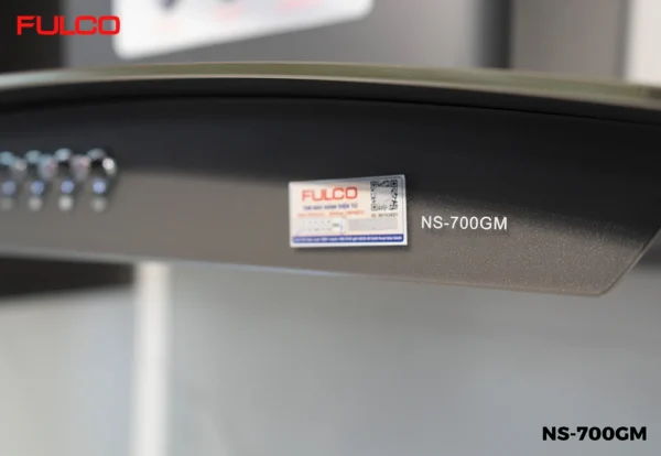 HÚT MÙI KÍNH CONG PHÍM CƠ Fulco NS-700GM thu gọn