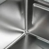BỘ CHẬU VÒI RỬA 1 HỐ THÁC NƯỚC INOX304 XƯỚC MỜ CAO CẤP Fulco FC-B7546 phóng to