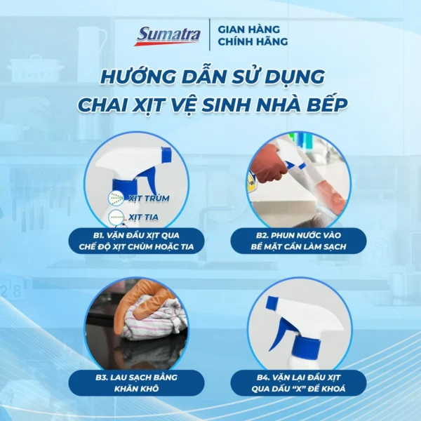 SIÊU TẨY RỬA DẦU MỠ NHÀ BẾP SUMATRA Fulco DGKPV3X51Z phóng to