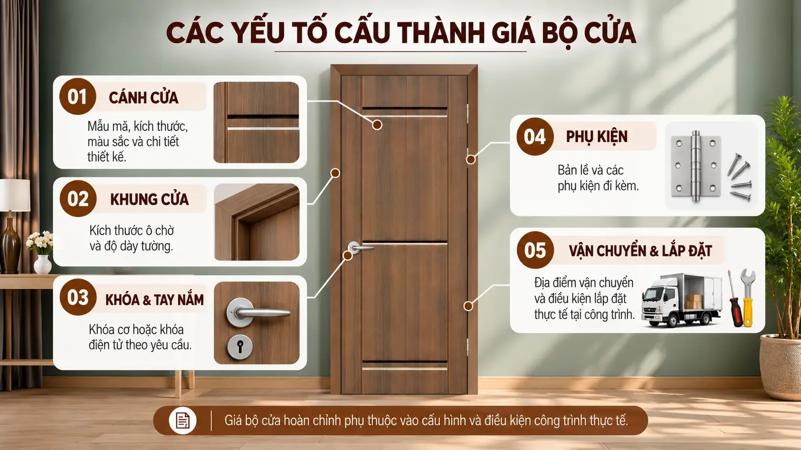 Cửa huỳnh BR-113 ABS Hàn Quốc với đường huỳnh ngang tạo khối