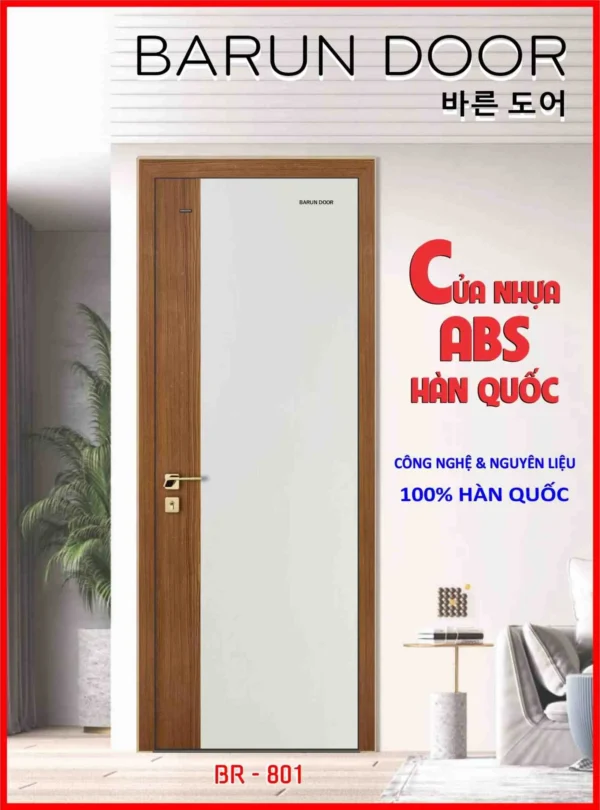 Cửa phối màu BR-801 góc chụp khác