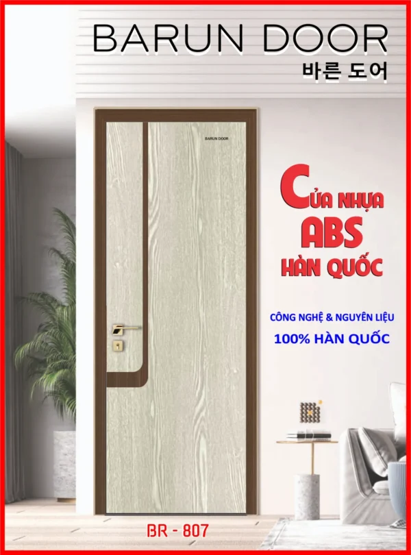 Cửa phối màu BR-807 góc chụp khác