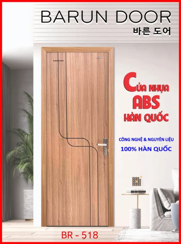 Cửa thiết kế BR-518 góc chụp khác