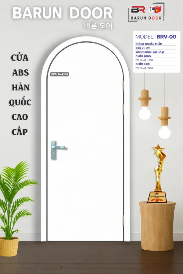 Cửa vòm BRV-00 ảnh chi tiết
