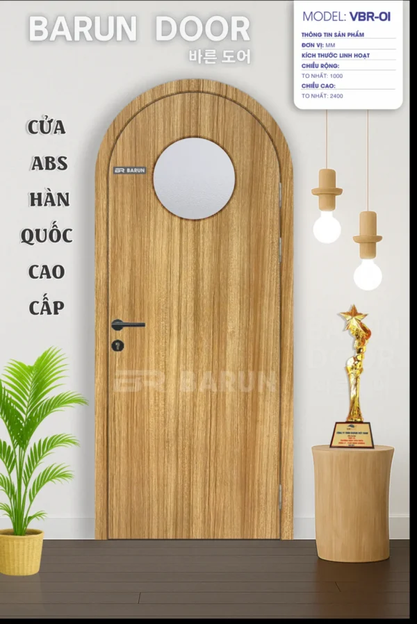 Cửa vòm BRV-01 góc chụp khác
