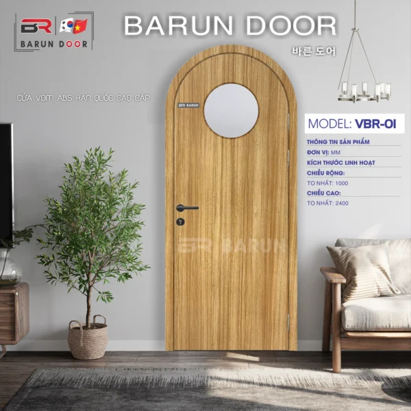 Cửa vòm BRV-01 ảnh tham khảo
