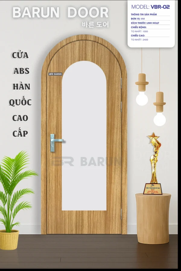 Cửa vòm BRV-02 góc chụp khác