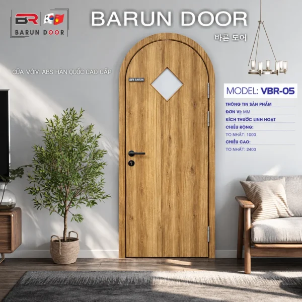 Cửa vòm BRV-05 góc chụp khác